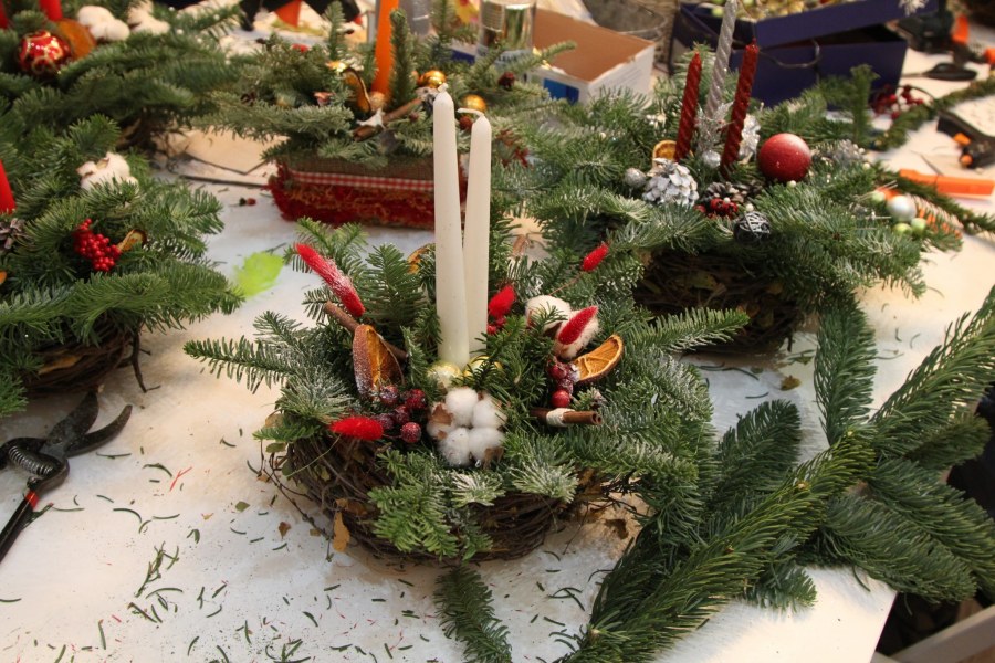 Новогодние композиции своими руками