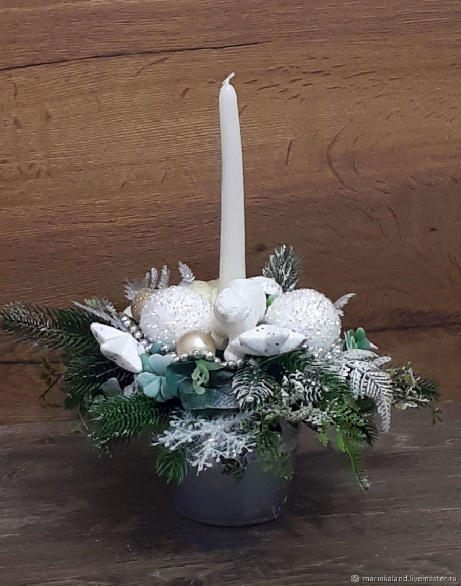 Новогодние букеты своими руками 2022