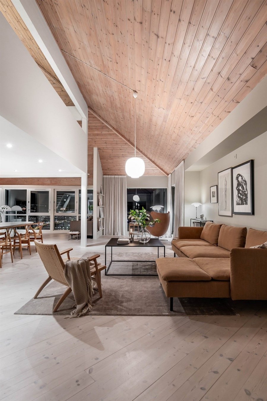 Гостиная в норвежском стиле