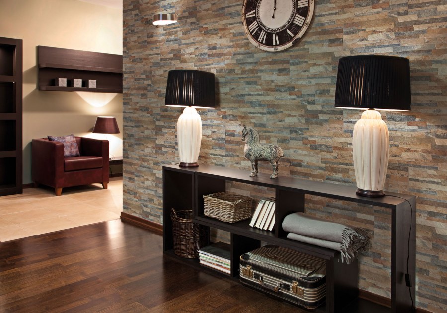 Искусственный кирпич в интерьере