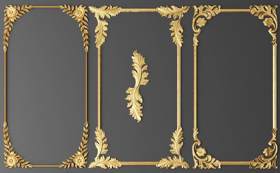 Картуш Барокко 3d