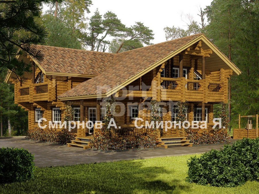 Деревянный дом 200кв