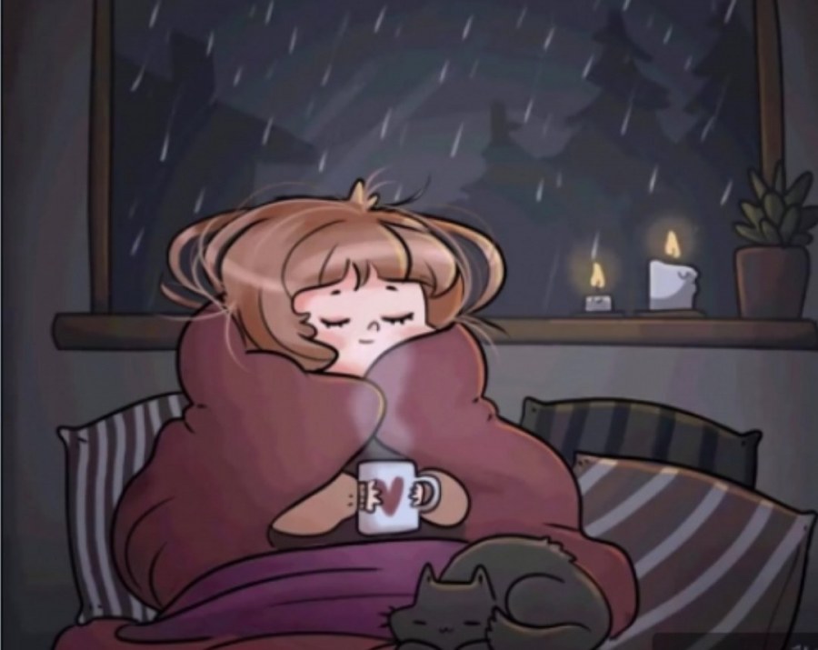 Уютные арты с чаем