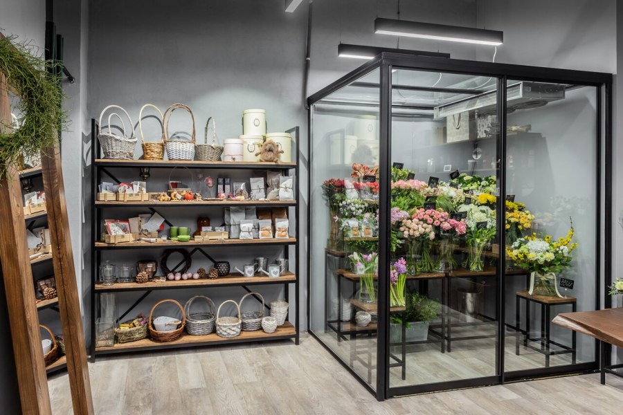 Интерьер цветочного салона