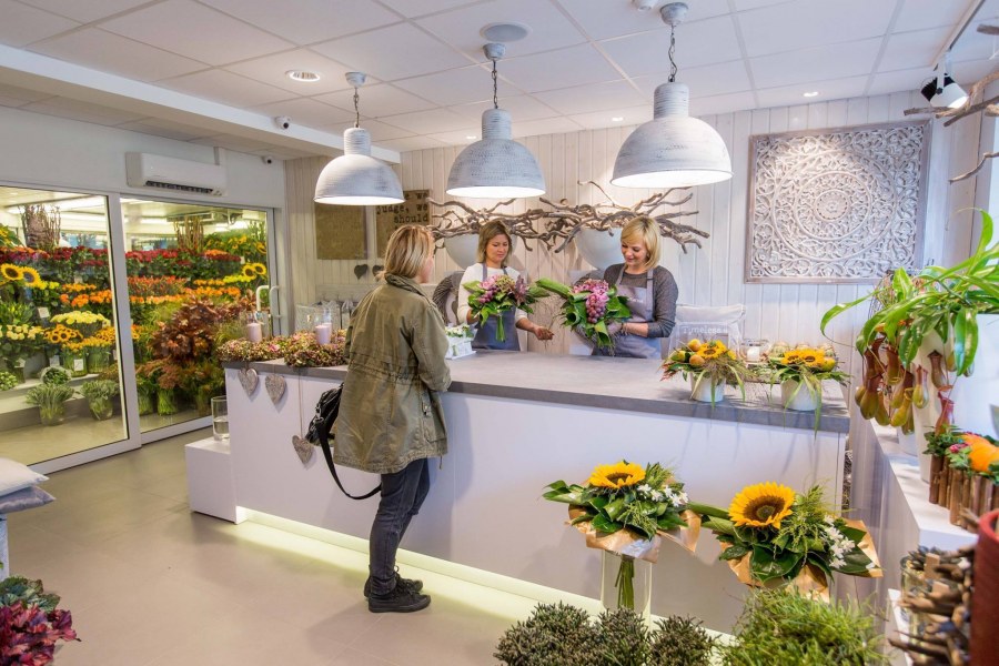 Интерьер цветочного салона