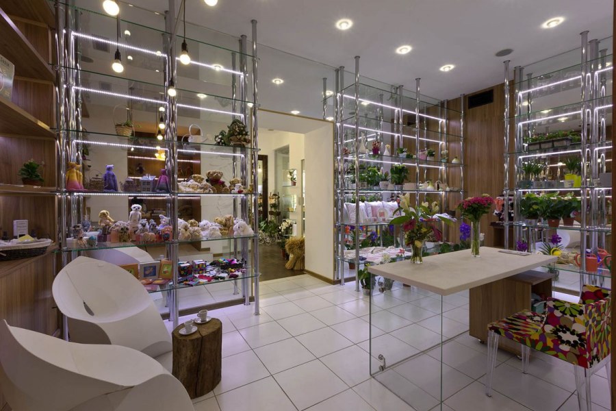 Кафе в стиле флористика