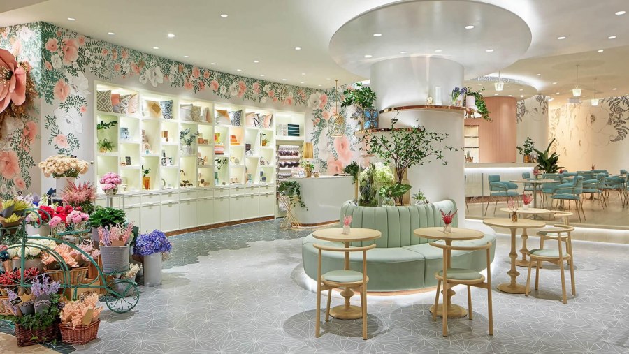 Цветочные витрины в стиле лофт