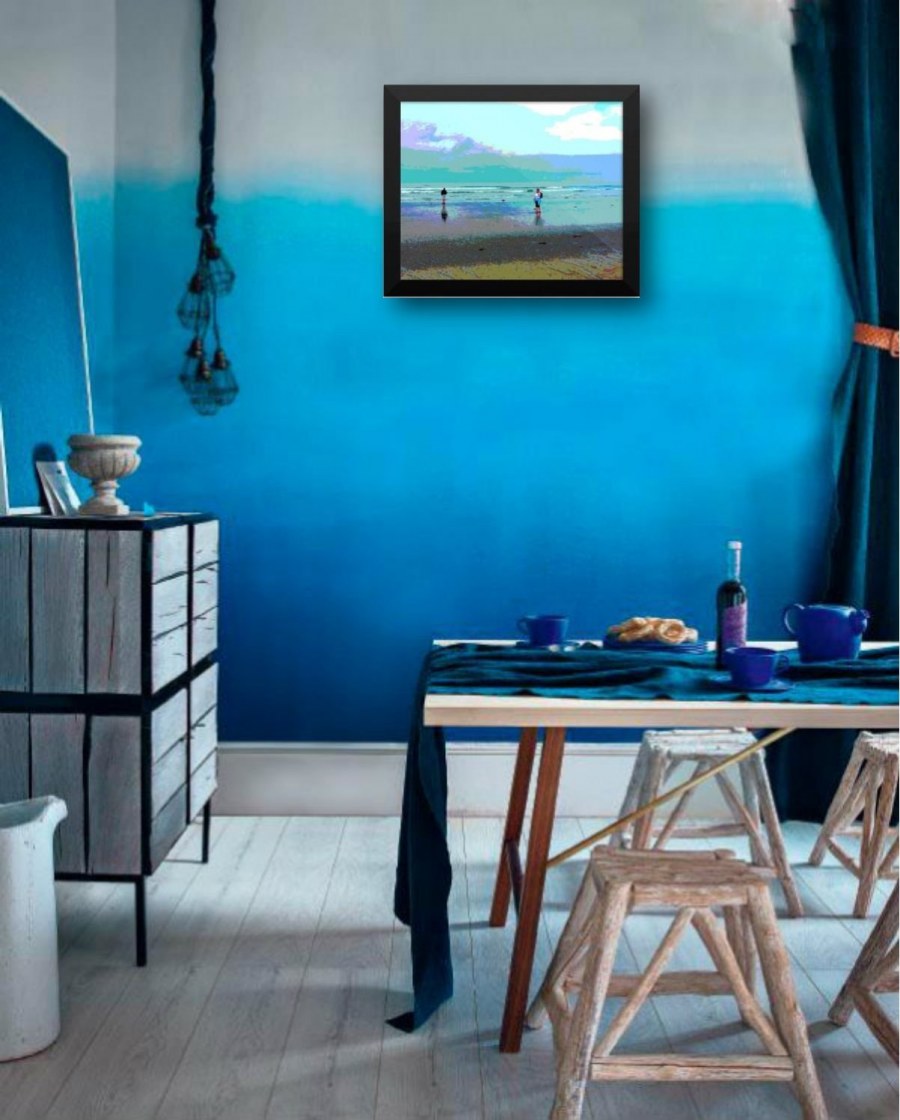 Градиентная краска для стен