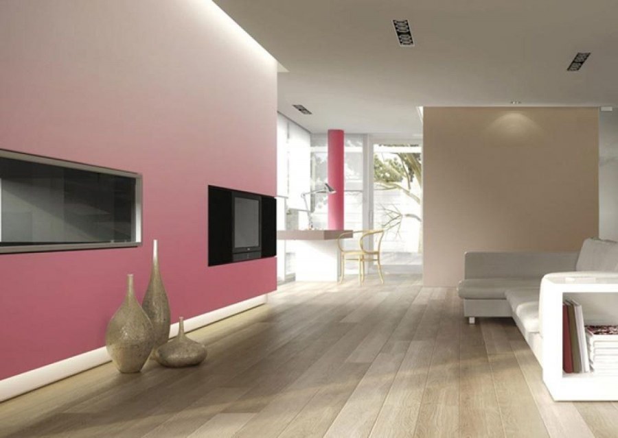 Покрашенные стены в квартире