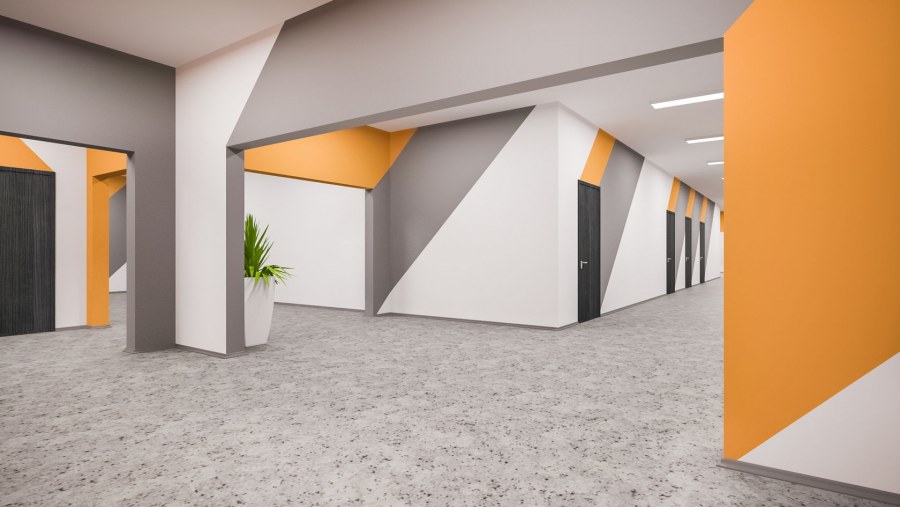 Фронтальная стена классного помещения