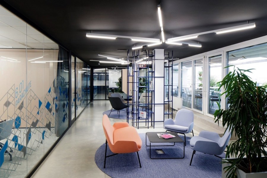 Интерьер офиса в стиле спорта