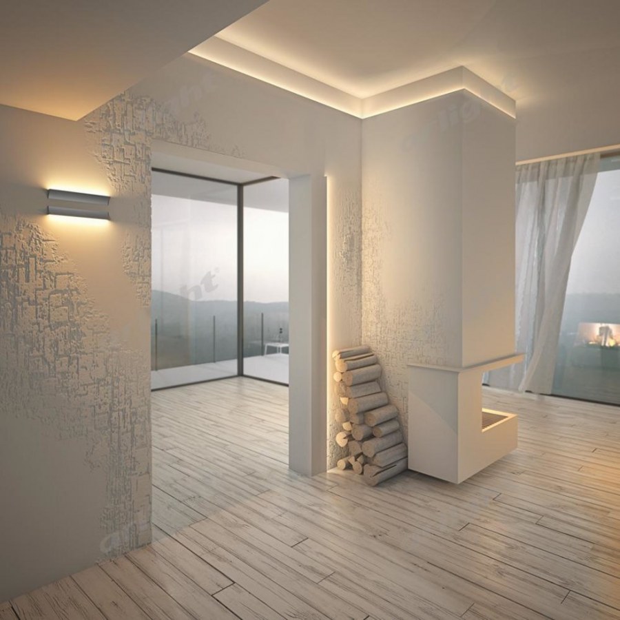 Плитка потолочная бесшовная полистирол белая Формат Лувр 50 x 50 см 2 м