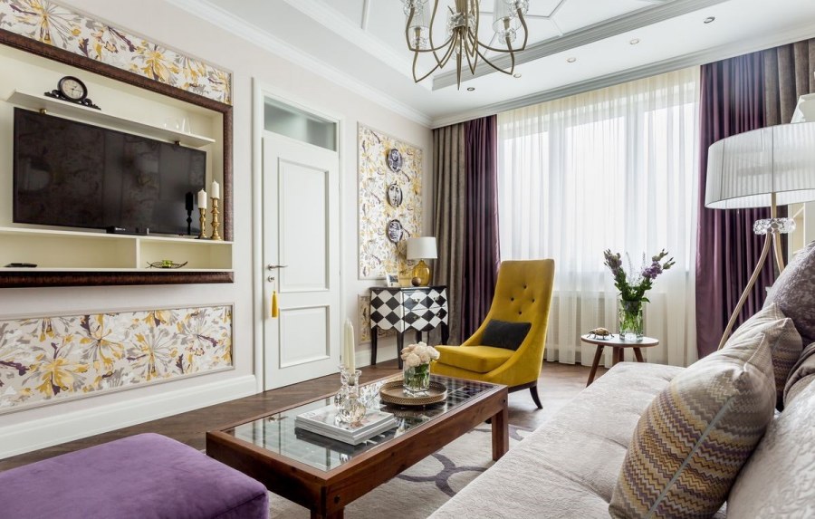 Гостиная Неоклассика 20 кв.м