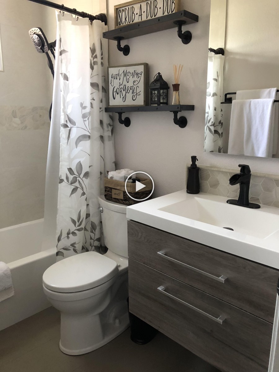 Ванные комнаты бюджетный вариант