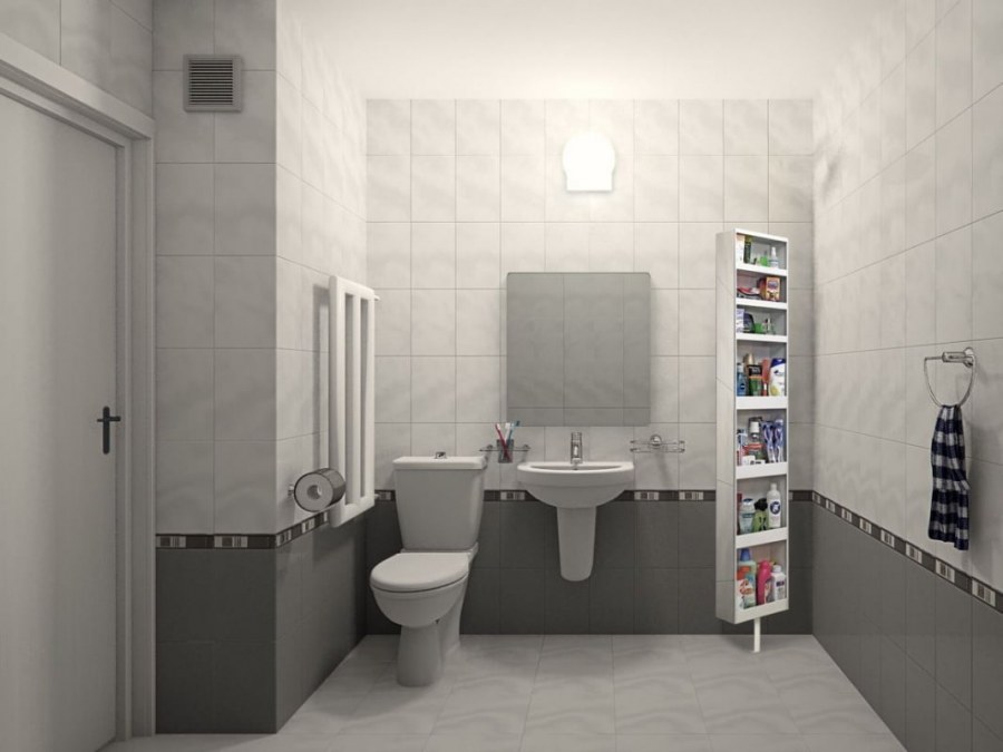 Плитка для небольшой ванной комнаты