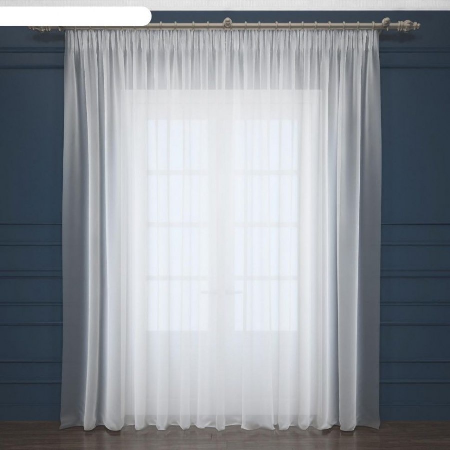 Тюль DDA вуаль 300x260 см (т101-11 сиреневый)