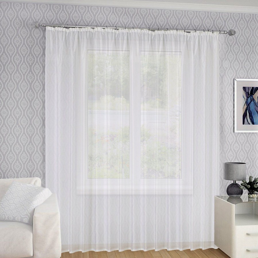 Тюль Злата Корунка белый