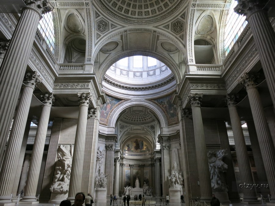 Церковь св Женевьевы Пантеон в Париже