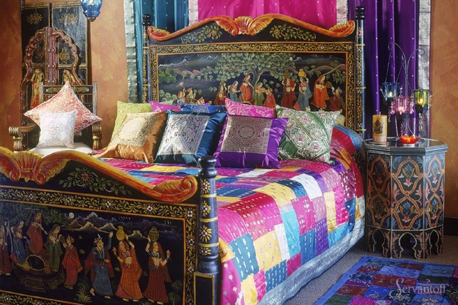 Интерьер в стиле этно Индия