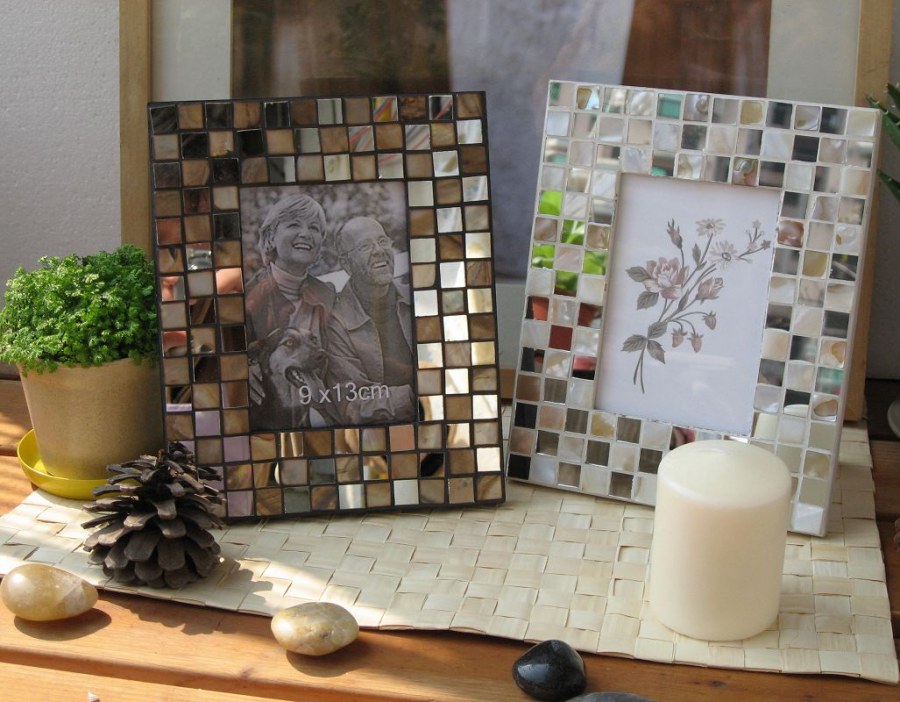 Зеркало декорированное мозаикой