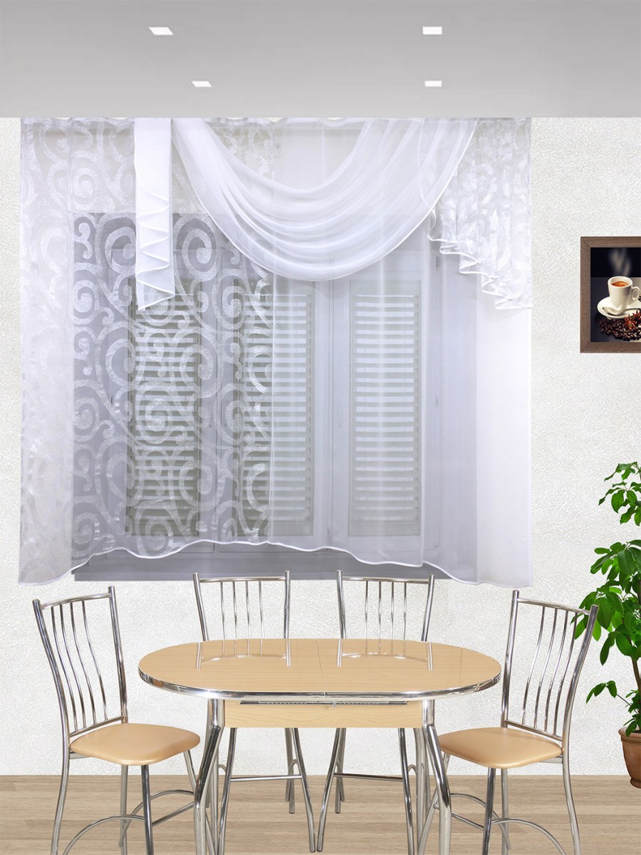 Комплект штор для кухни Хлоя