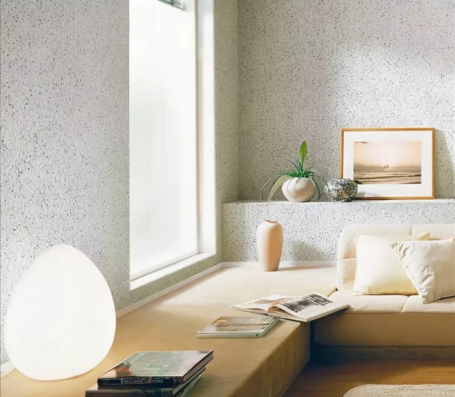 Флоковое покрытие стен