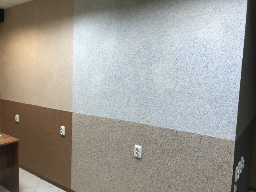 Камешковая штукатурка для внутренней отделки стен