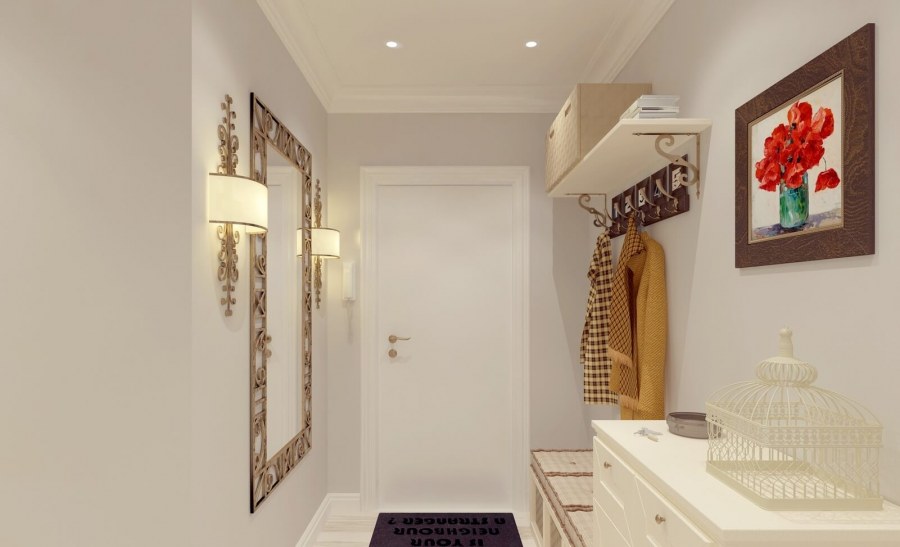 Прихожая в стиле фармхаус