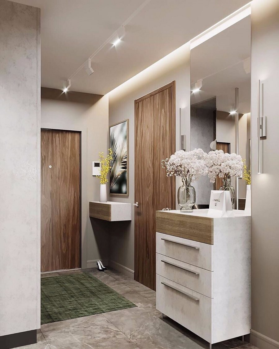 Шкаф для прихожую в стиле Фьюжен