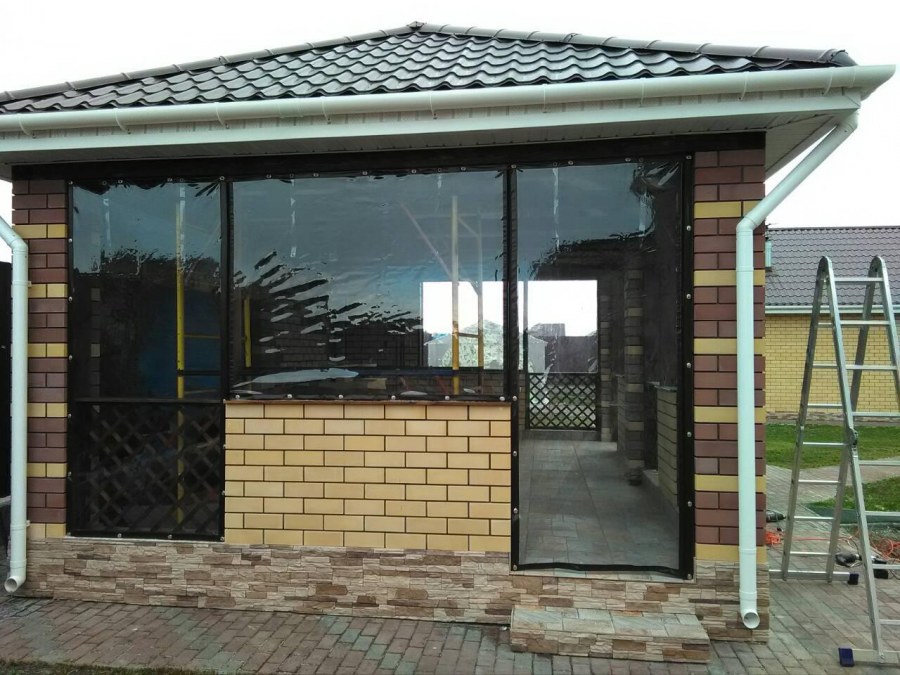 Мягкие окна для беседок