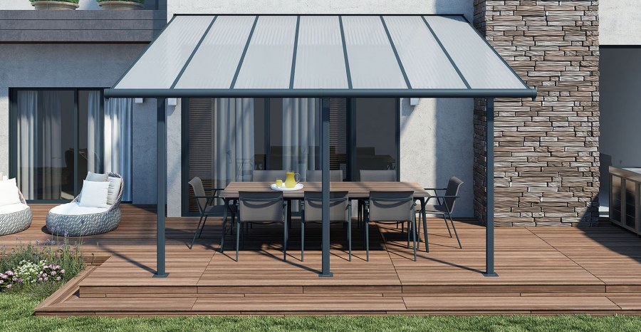 Навес для террасы Olympia 3 x 4,25m