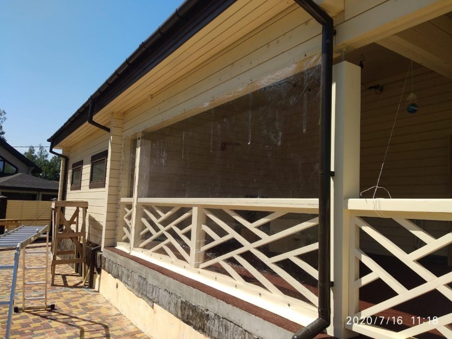 Мягкие окна для веранды и террасы