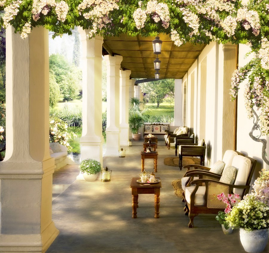 Терраса в саду