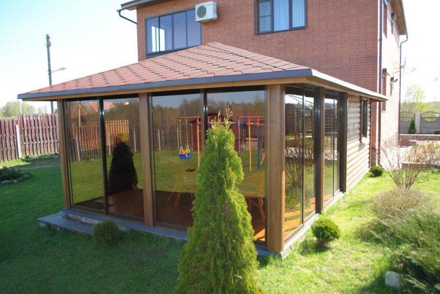 Площадка для отдыха на даче