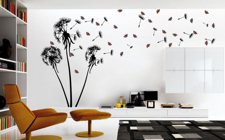 Наклейки на стену