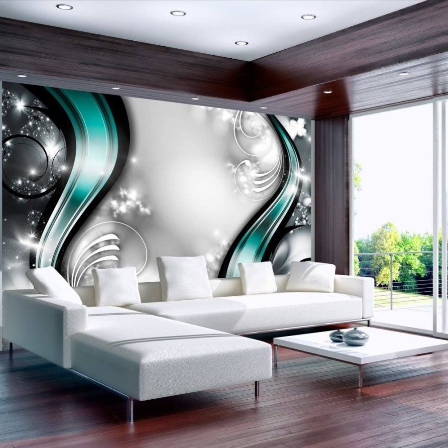 Дизайнерские фотообои в интерьере