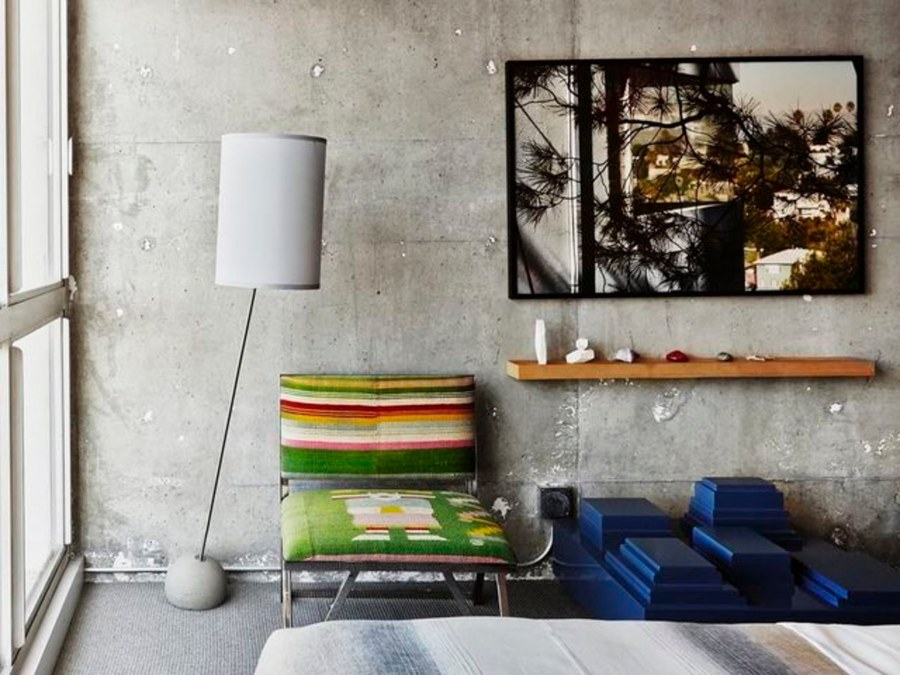 Крашеный бетон в интерьере