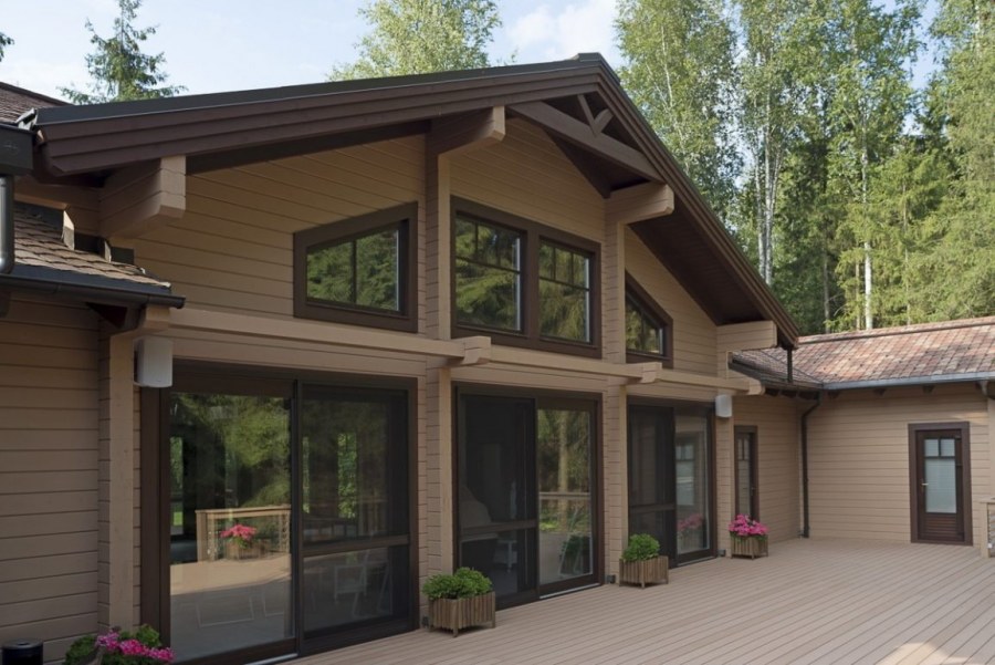 Дом из клееного бруса "серебряный век"