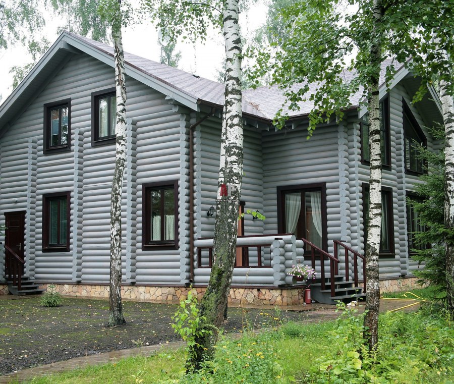 Деревянный фасад в скандинавском стиле