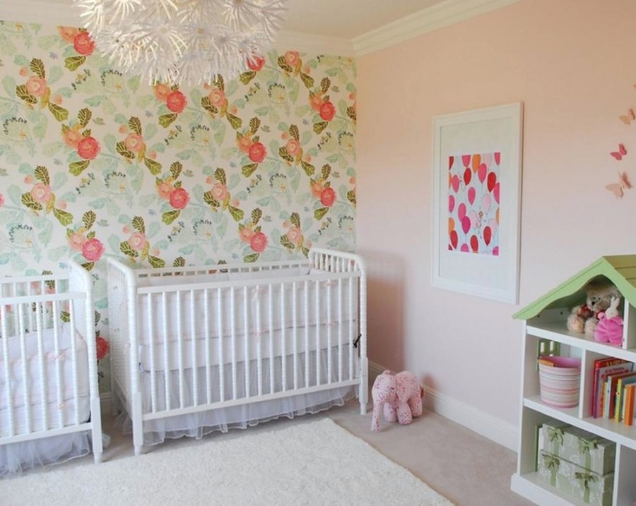 Идеи поклейки обоев в детской