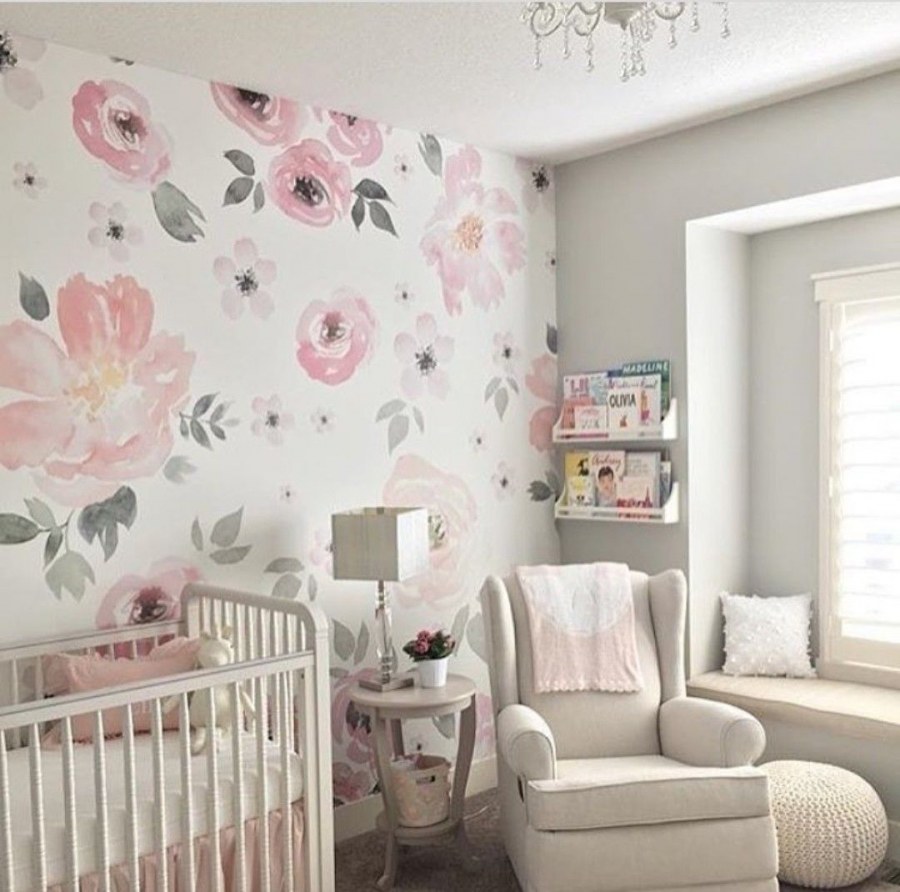 Идеи поклейки обоев в детской