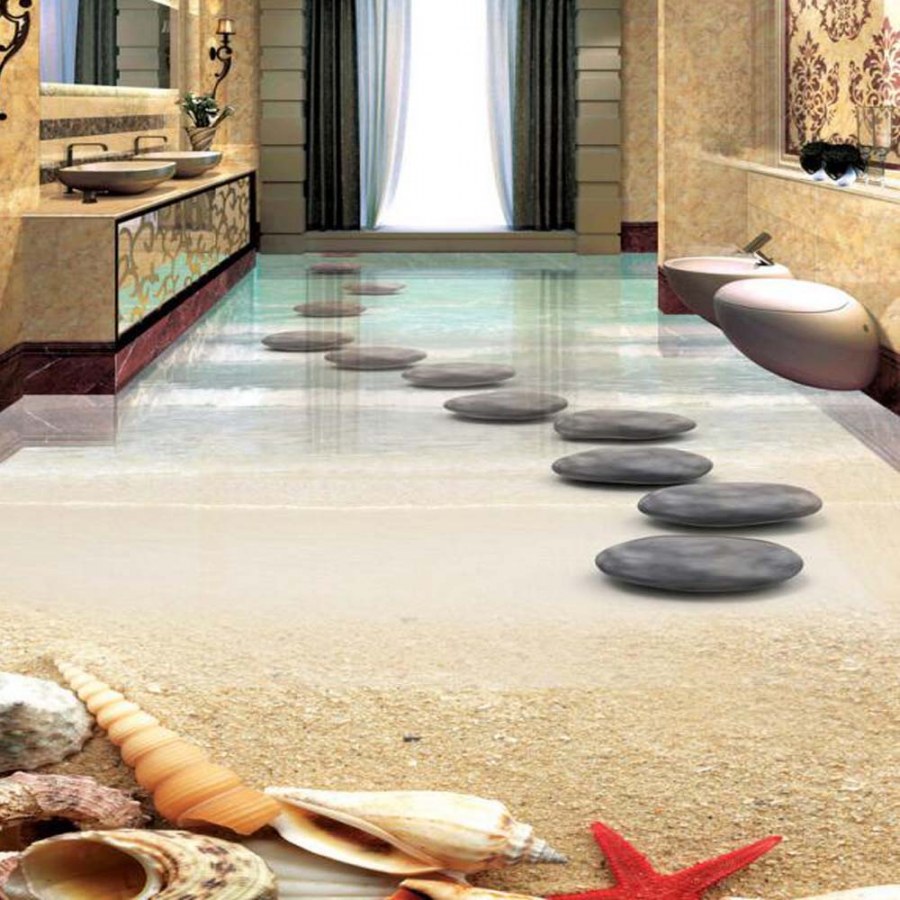 Напольная плитка 3д