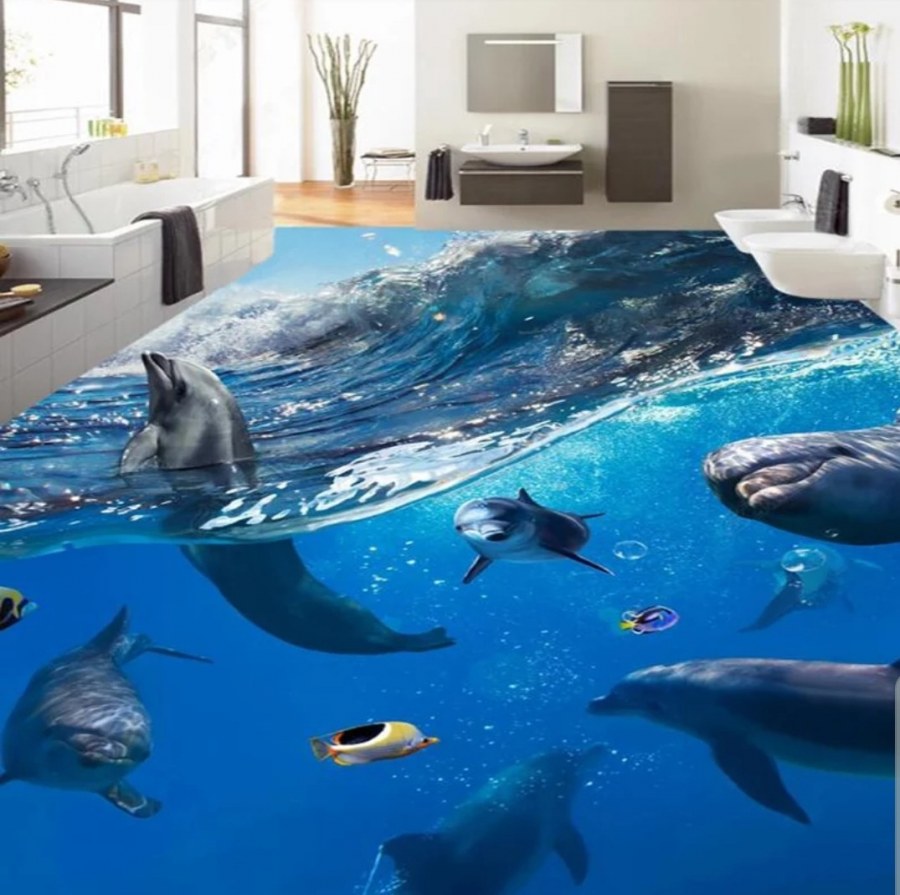 Эпоксидный наливной пол Epoxy Floor 3d