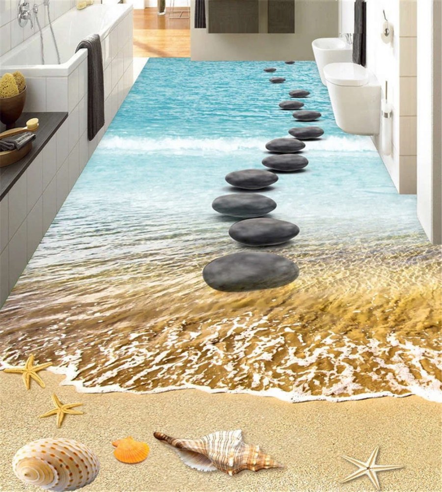 Декоративный наливной пол