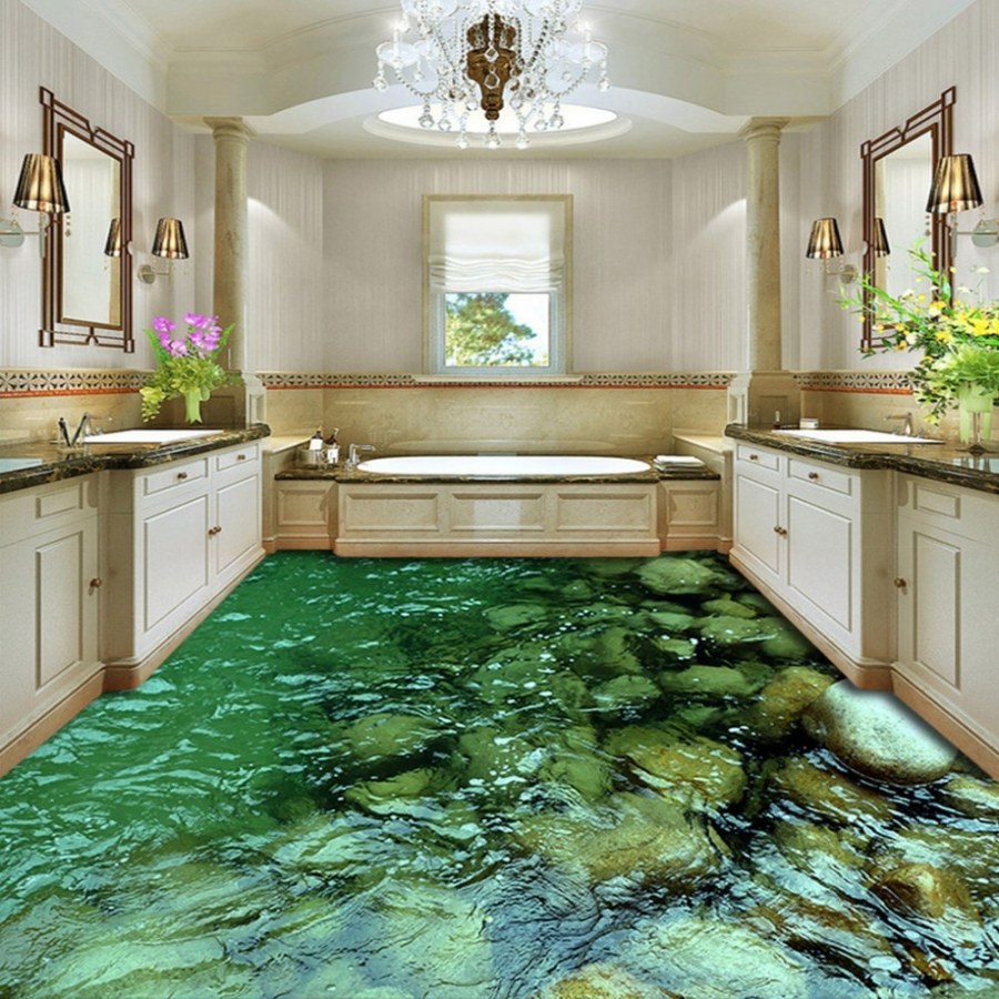 Наливной пол на кухне