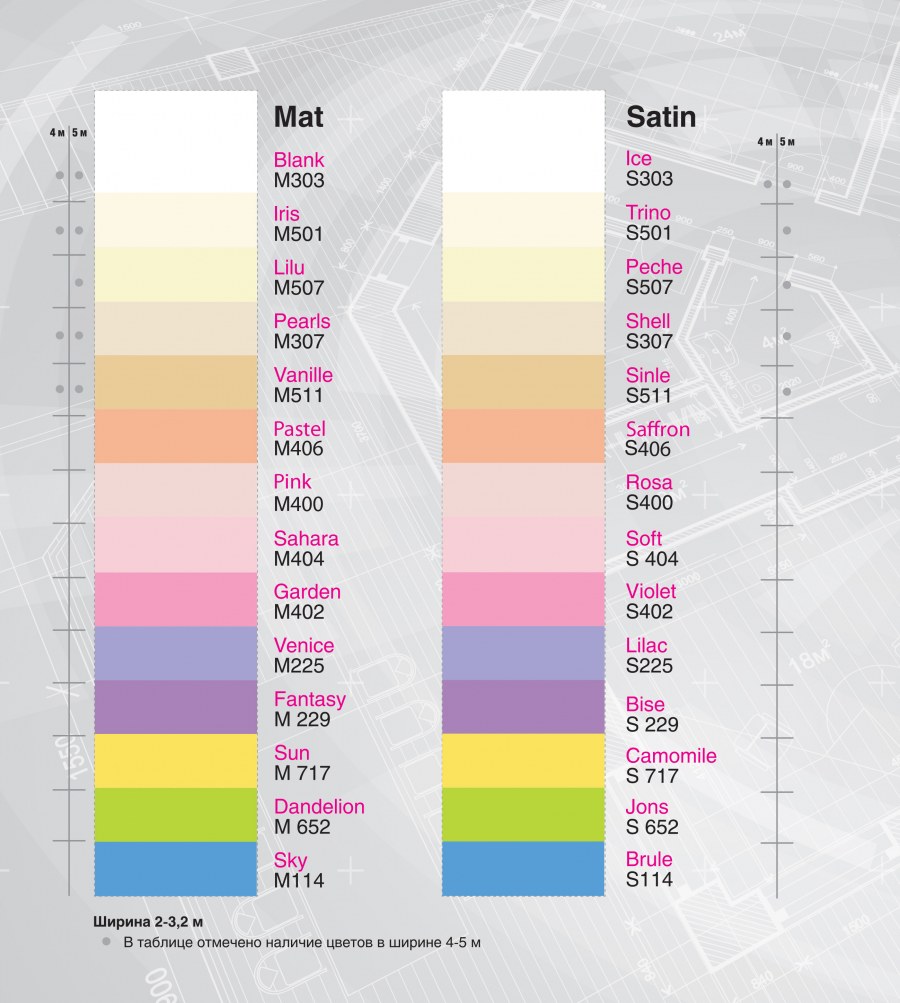 Цвет потолка м 404