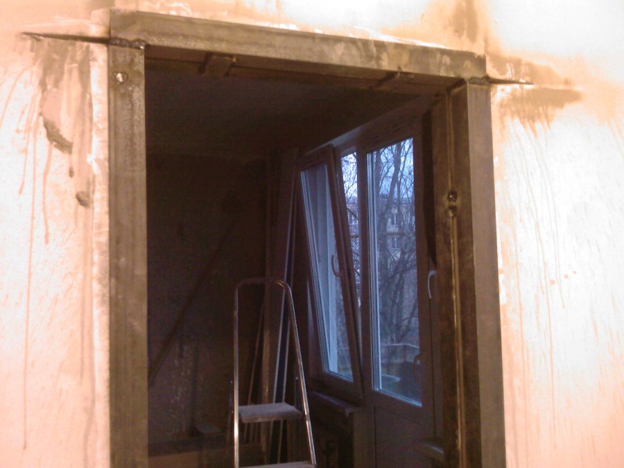 Резка проема в несущей стене