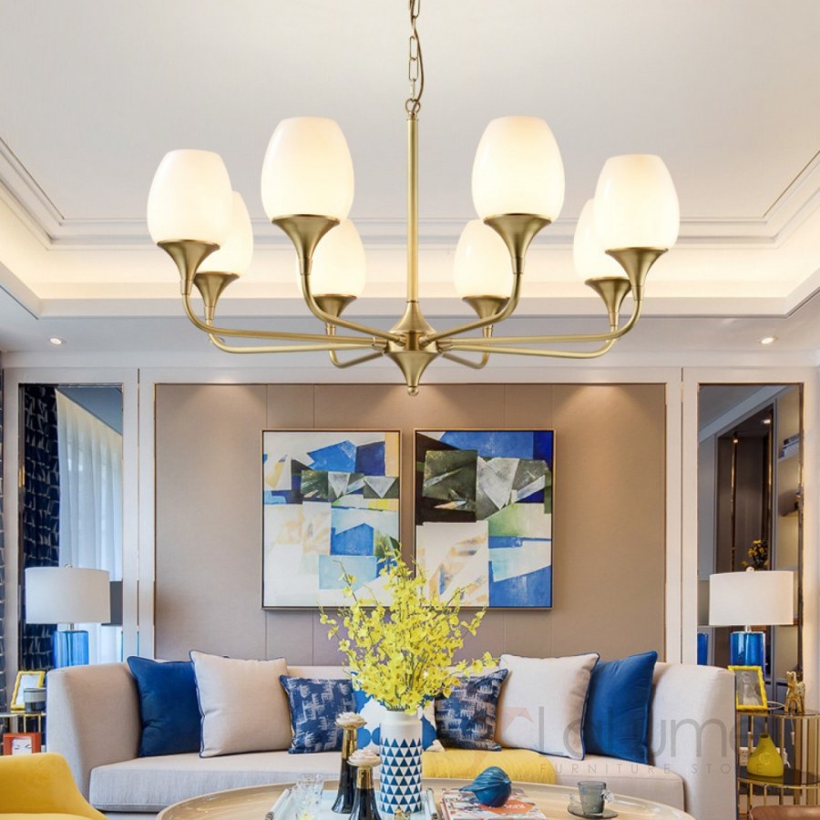 Красивые люстры для гостиной