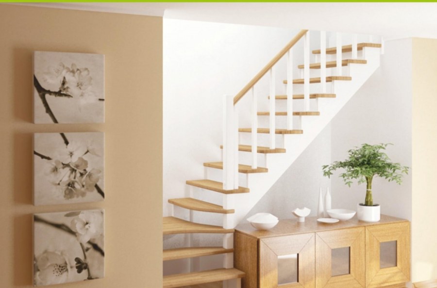 Лестница деревянная к-031м