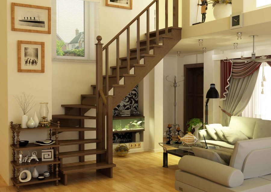 Лестница модель к-001м/1.